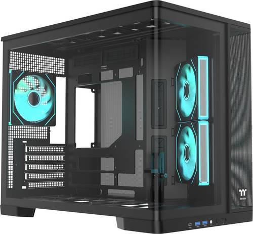Thermaltake Arcus 280 TG curved Black Midi-Tower PC-Gehäuse Schwarz Seitenfenster