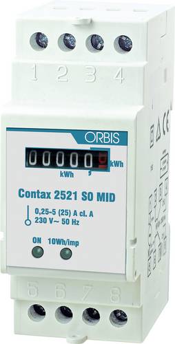 ORBIS Zeitschalttechnik kW-Zähler OB702000 Wechselstromzähler digital 25 A MID-konform: Ja 1 St.