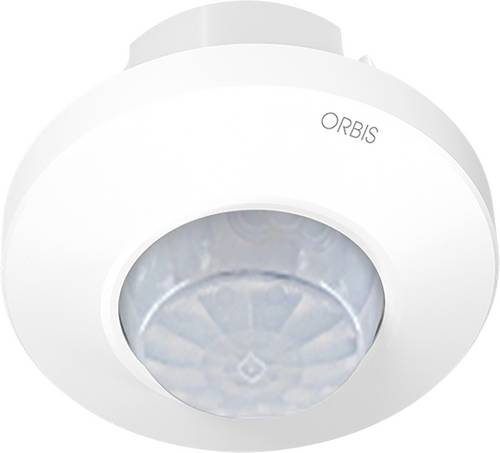 ORBIS Zeitschalttechnik OB137840 Decke, Aufputz, Aufbau PIR-Bewegungsmelder 360 ° Weiß IP40