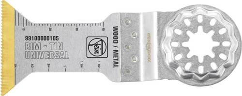 Fein 63507223450 E-Cut Universal Titanbeschichtung, Bimetall Bi-Metall Sägeblatt 44 mm 1 St.