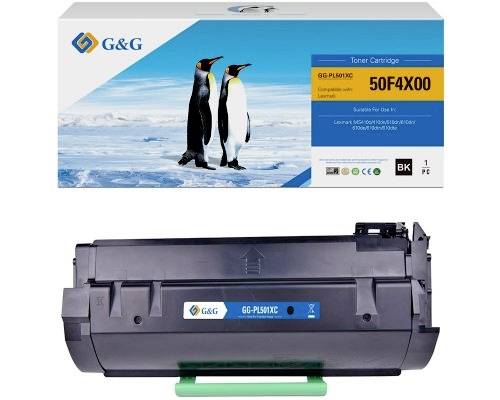 G&G Toner ersetzt Lexmark 502X / 50F2X00 XL Kompatibel Schwarz 10000 Seiten NT-PL501XC