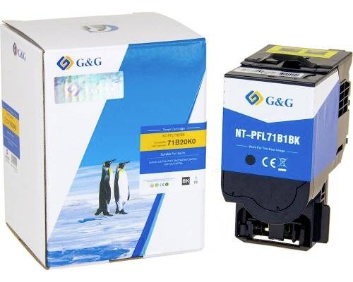 G&G Toner ersetzt Lexmark 71B20K0 Kompatibel Schwarz 3000 Seiten NT-PFL71B1BK