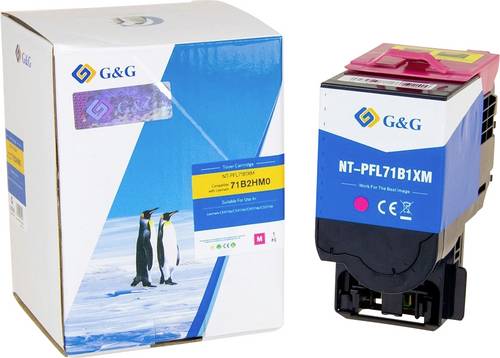 G&G Toner ersetzt Lexmark 71B2HM0 XL Kompatibel Magenta 3500 Seiten NT-PFL71B1XM