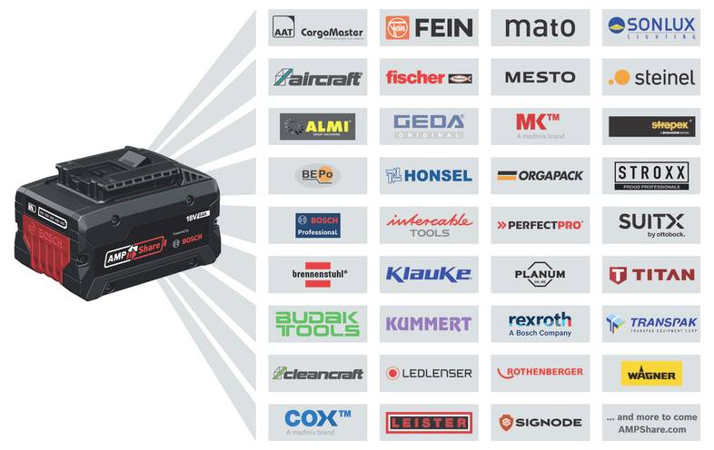 Bosch Professional 1.600.A03.CH1 2xGBA18V 5.0Ah; GAL12V/18 Werkzeug-Akku 18V