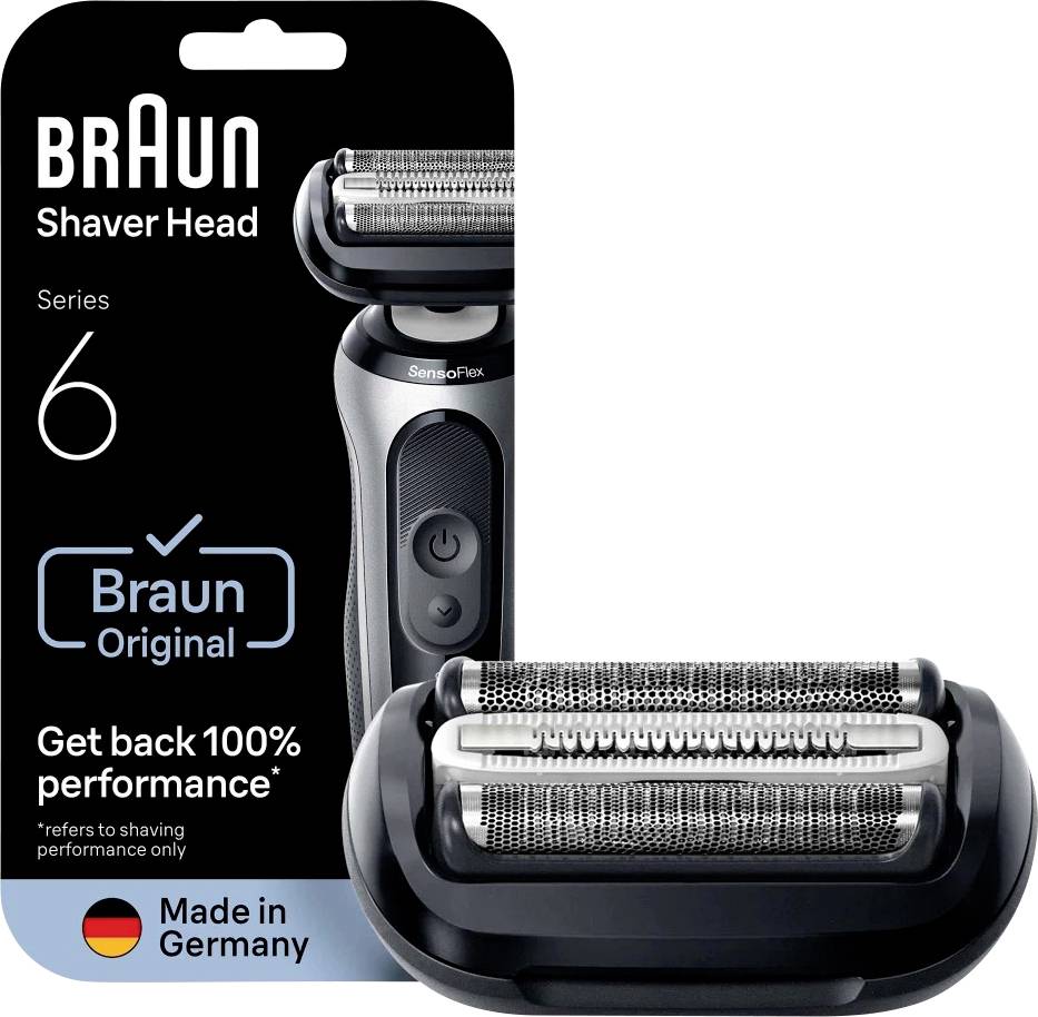 Braun Series 6 Rasierkopf-Packung mit dem Ersatzkopf und 