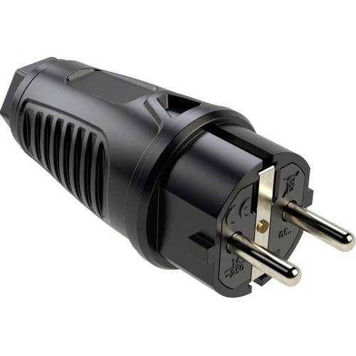 SIROX 802.400.01 Schutzkontaktstecker Gummi