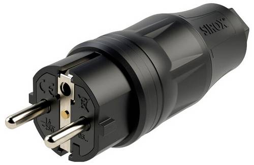 SIROX 802.501.01 Schutzkontaktstecker Gummi IP54