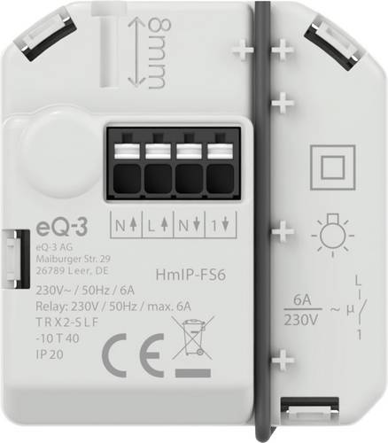 Homematic IP Schaltaktor HmIP-FS6