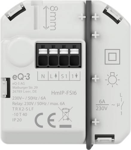Homematic IP Schaltaktor HmIP-FSI6