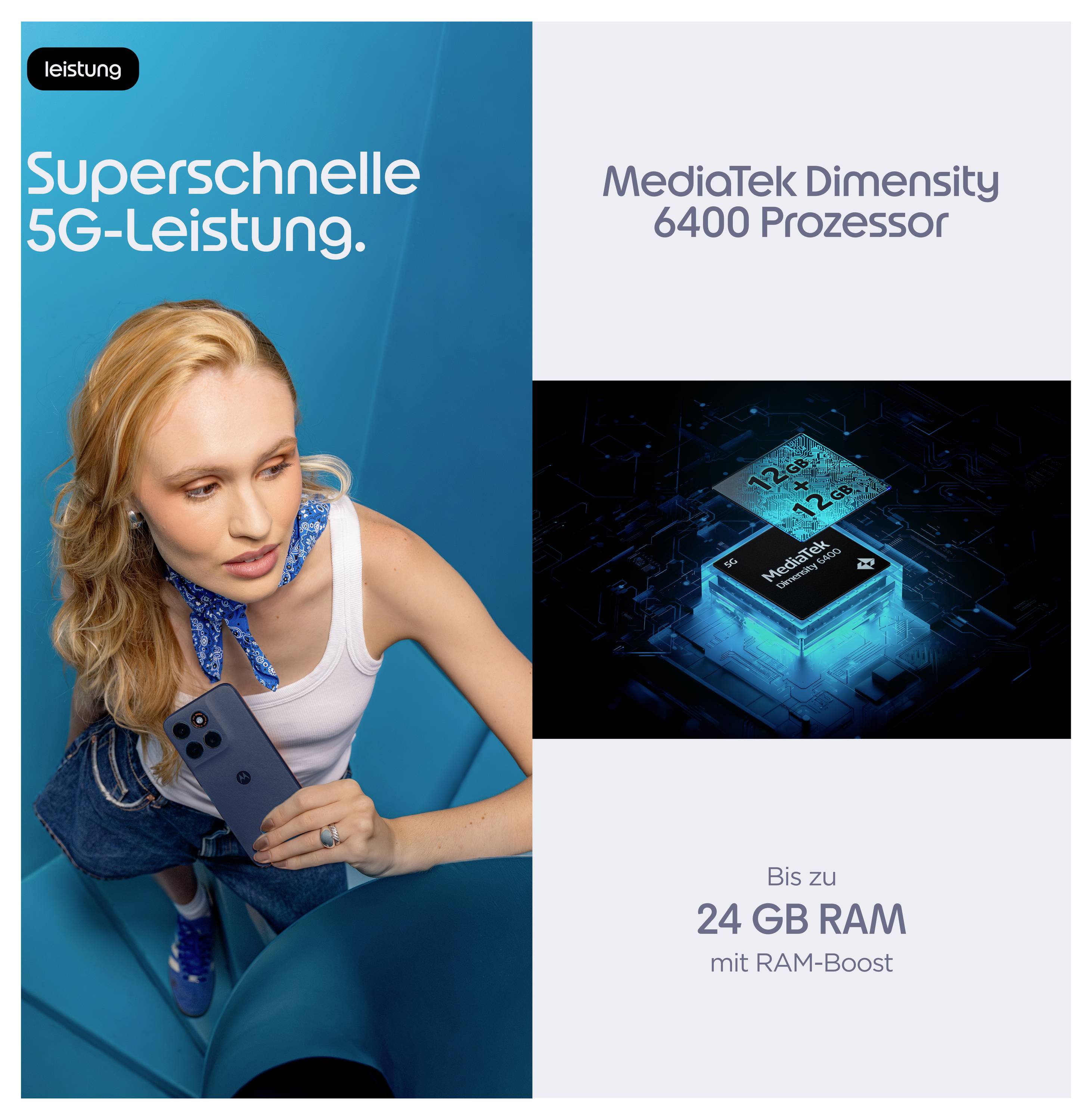Motorola moto g87 256GB Grau EEK A (A - G) 17.2cm (6.78 Zoll) Smartphone