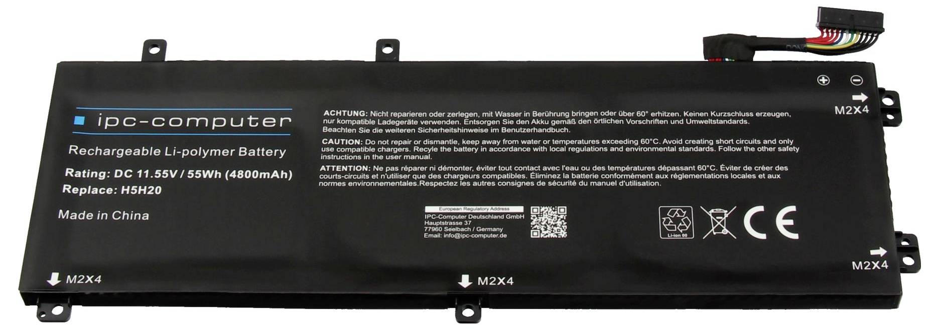 Laptop-Ersatzbatterie mit der Bezeichnung 