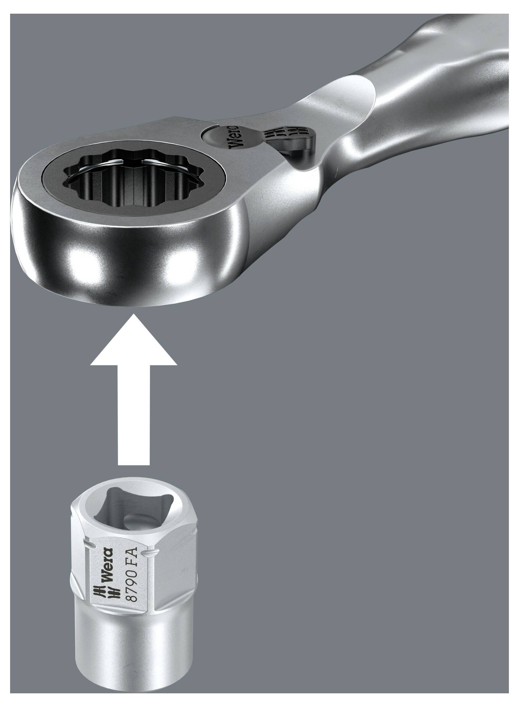 Wera Mini 2 05135021001 Knarre 1/4", Sechskant 107mm