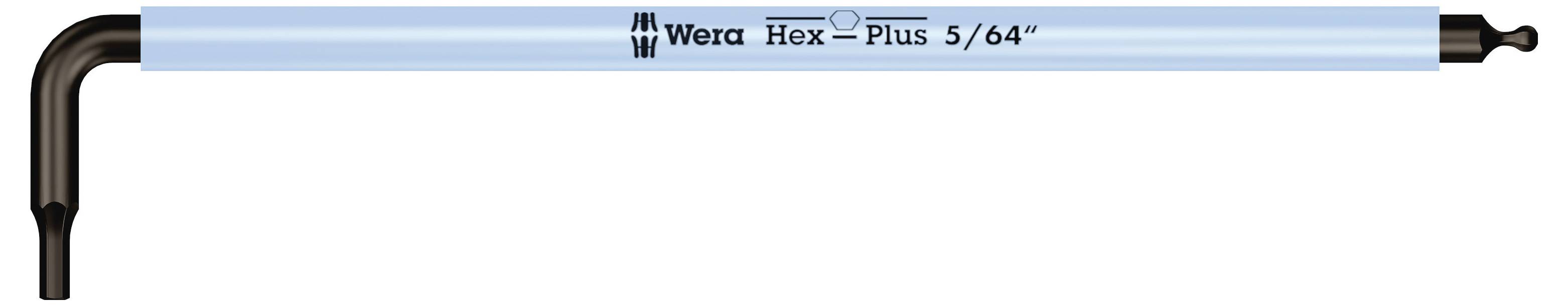 Wera Hex-Plus Set 1 Innen-Sechskant Winkelschraubendreher-Set 1.5 mm, 2 mm, 2.5 mm, 3 mm, 4 mm, 5 mm, 6 mm, 8 mm, 10mm