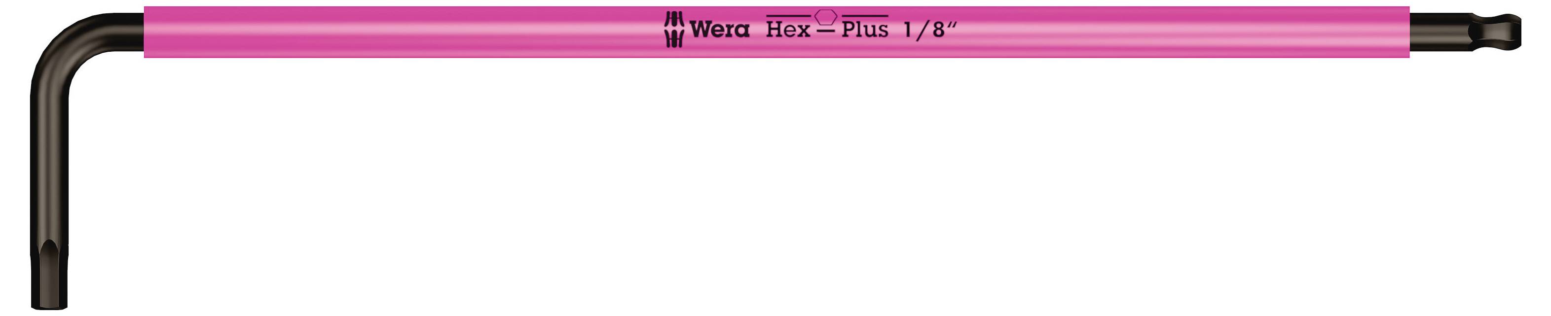 Wera Hex-Plus Set 1 Innen-Sechskant Winkelschraubendreher-Set 1.5 mm, 2 mm, 2.5 mm, 3 mm, 4 mm, 5 mm, 6 mm, 8 mm, 10mm