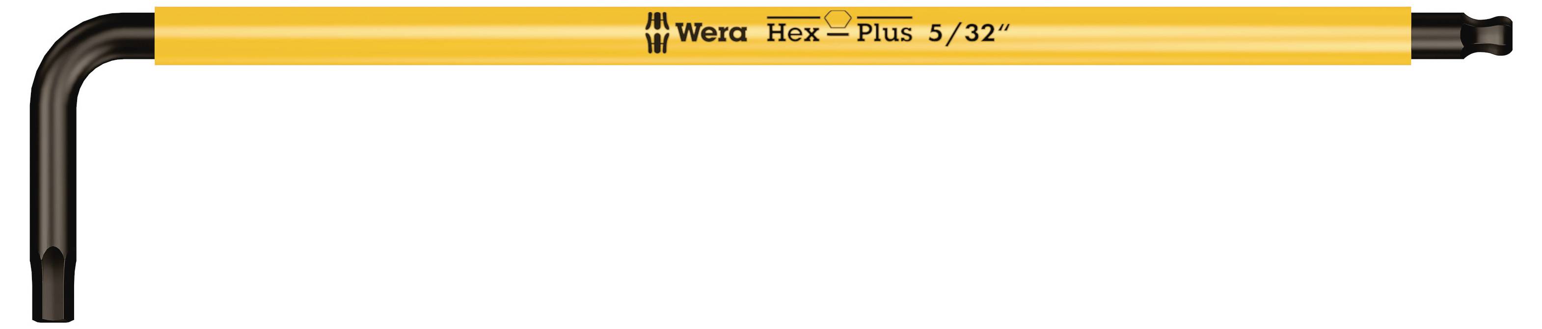 Wera Hex-Plus Set 1 Innen-Sechskant Winkelschraubendreher-Set 1.5 mm, 2 mm, 2.5 mm, 3 mm, 4 mm, 5 mm, 6 mm, 8 mm, 10mm