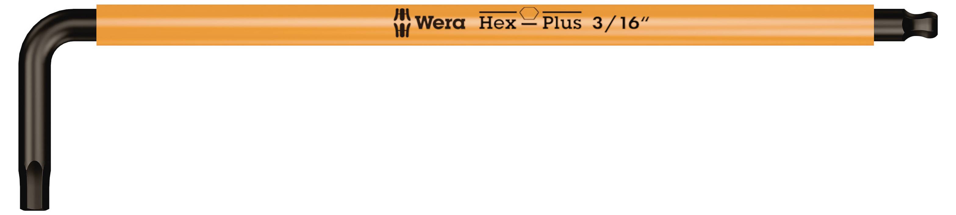 Wera Hex-Plus Set 1 Innen-Sechskant Winkelschraubendreher-Set 1.5 mm, 2 mm, 2.5 mm, 3 mm, 4 mm, 5 mm, 6 mm, 8 mm, 10mm