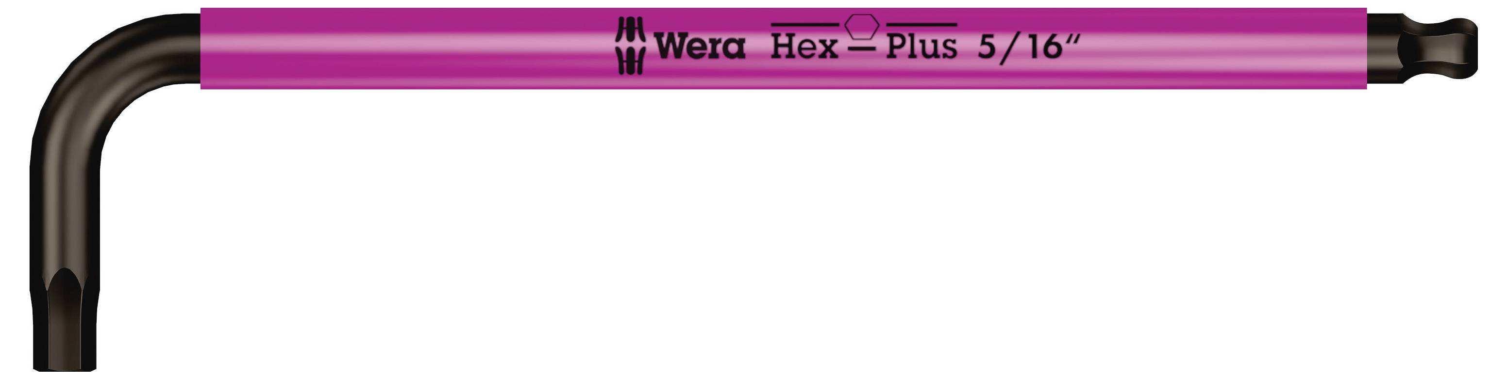 Wera Hex-Plus Set 1 Innen-Sechskant Winkelschraubendreher-Set 1.5 mm, 2 mm, 2.5 mm, 3 mm, 4 mm, 5 mm, 6 mm, 8 mm, 10mm