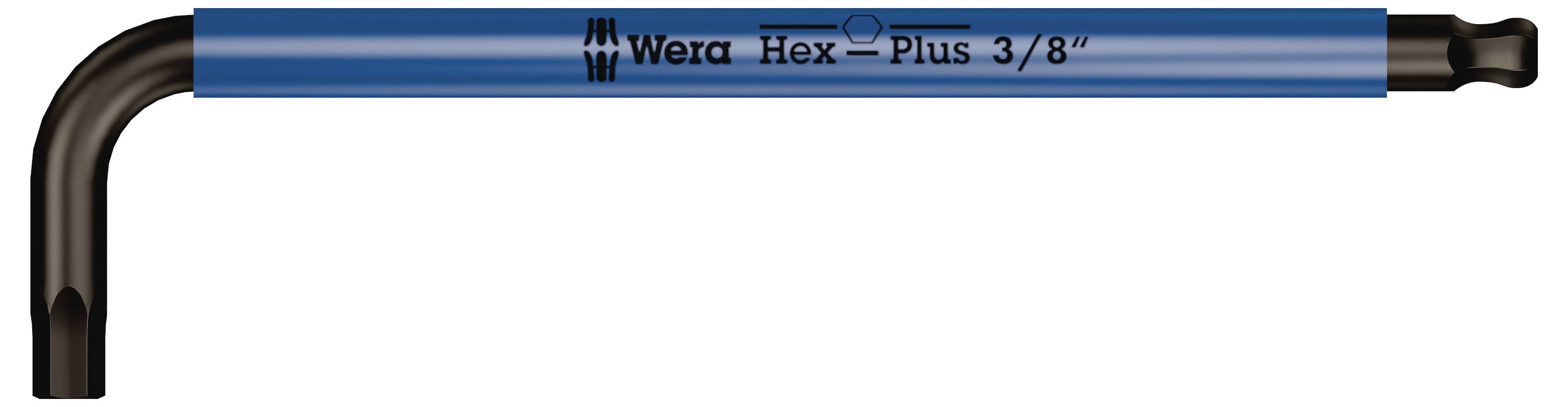 Wera Hex-Plus Set 1 Innen-Sechskant Winkelschraubendreher-Set 1.5 mm, 2 mm, 2.5 mm, 3 mm, 4 mm, 5 mm, 6 mm, 8 mm, 10mm