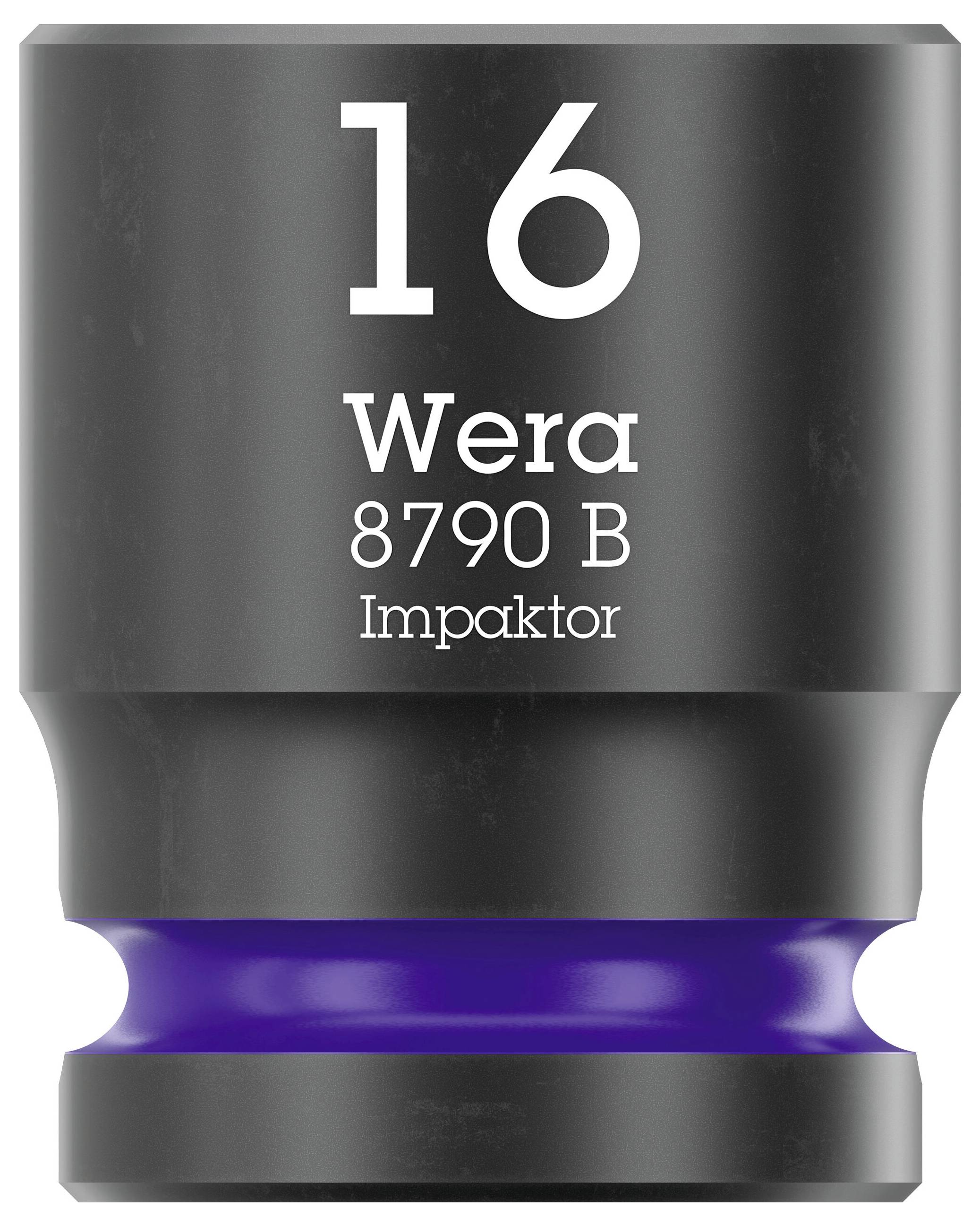 Wera 2090/16 Impaktor Universal, Werkstatt Schlagschraubendreher Set 3/8" (10 mm), Außen-Vierkant