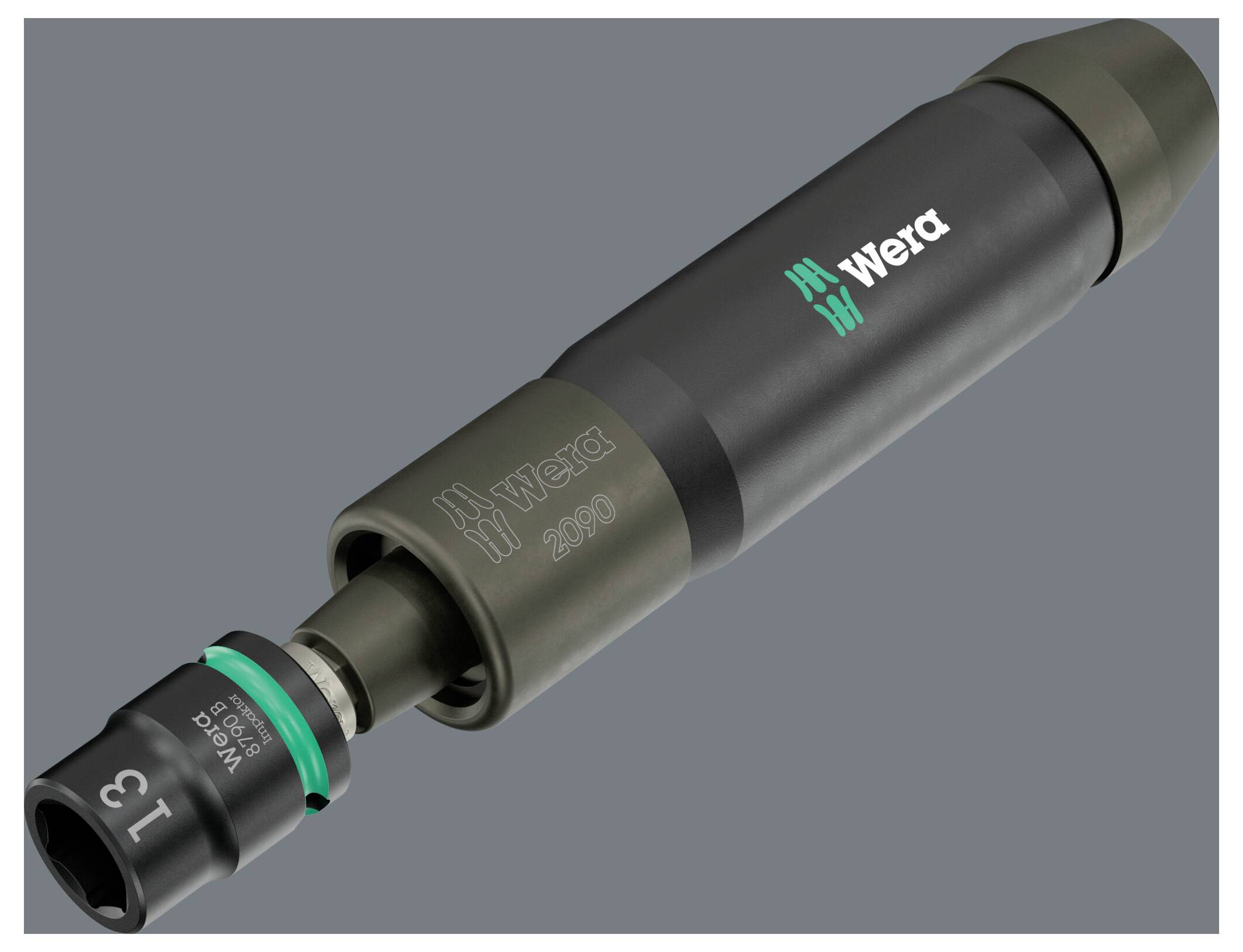 Wera 2090/16 Impaktor Universal, Werkstatt Schlagschraubendreher Set 3/8" (10 mm), Außen-Vierkant