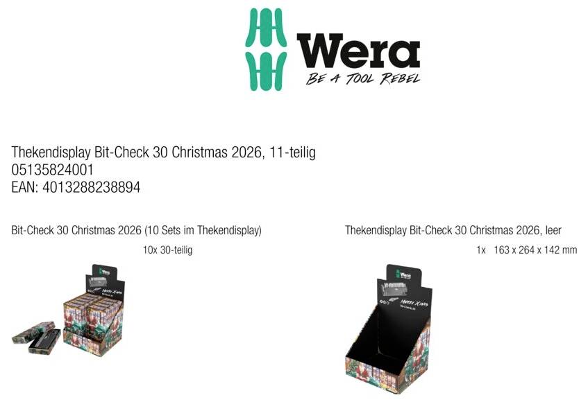 Wera Display-Produktbild mit 