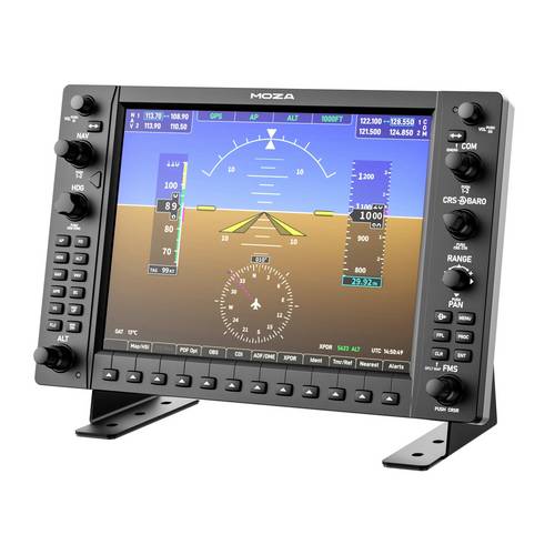 MOZA MGX1000 Fluginstrumententafel USB PC Schwarz