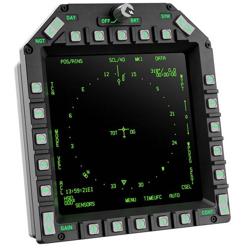 MOZA AMPCD Display-Panel USB PC Schwarz