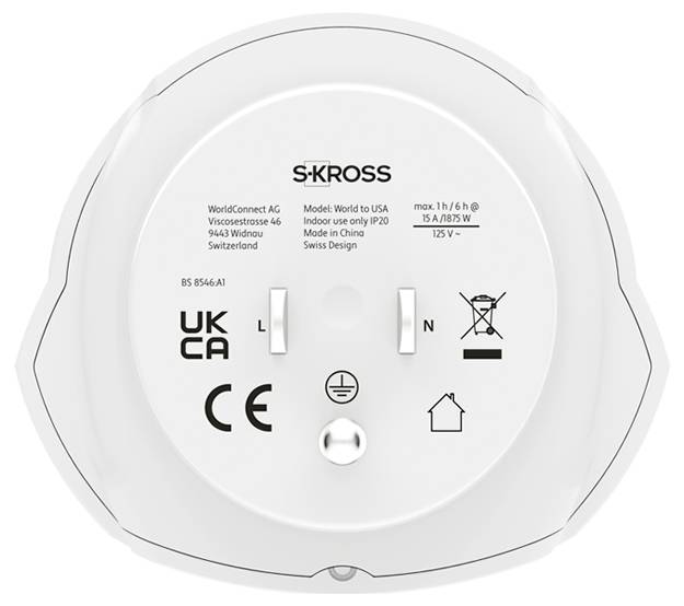 Skross 1.500221C-X2 Reiseadapter