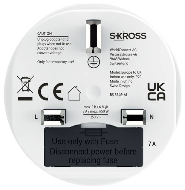 Skross 1.500230C-X2 Reiseadapter