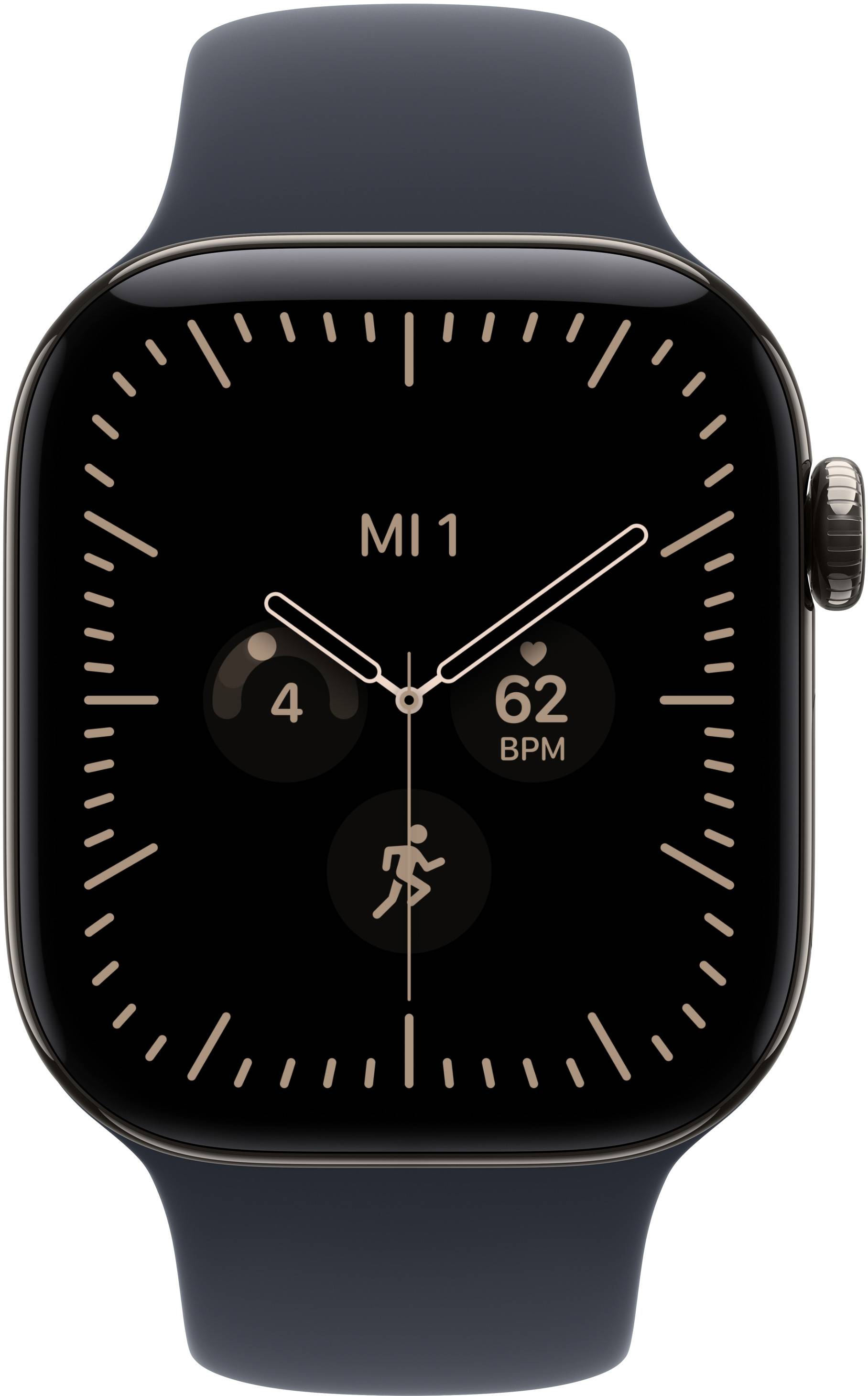 Werbeanzeige für eine Smartwatch: links HFV-Messung mit Schlafdaten, rechts Schlafindex und Workout-Tracking in Echtzeit.
