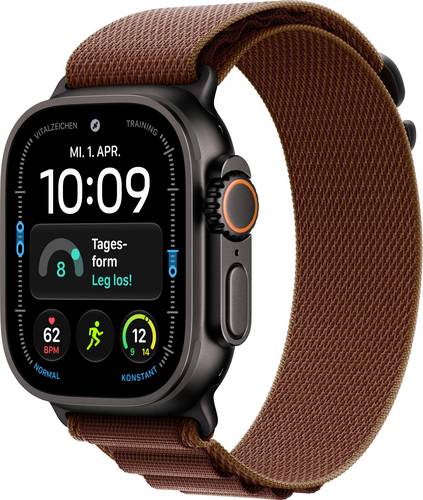 Apple Watch Ultra 4 GPS + Cellular 49 mm Titangehäuse Alpine Loop Burgunder M