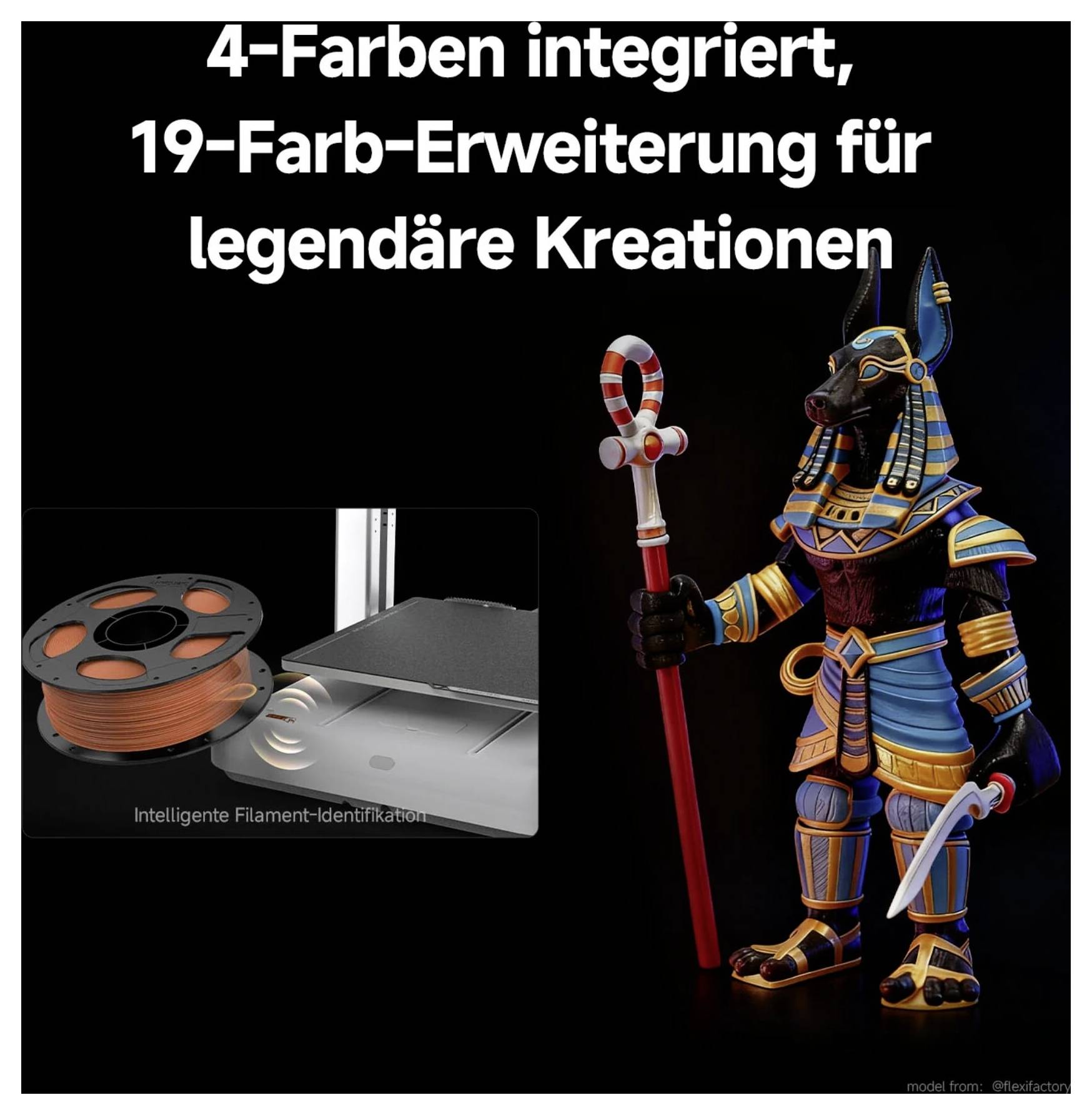 4-Farben integriert, 19-Farb-Erweiterung für legendäre Kreationen