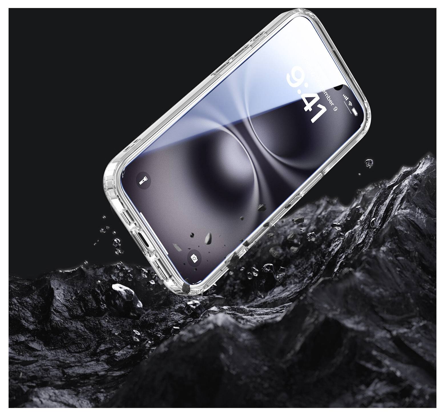 4Smarts 360° Premium Protection Hülle + Schutzglas Set Apple iPhone 18 Pro, iPhone 17 Pro Transparent Induktives Laden 541907