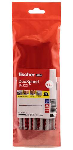 Fischer 562201 DuoXpand Langschaftdübel 120 mm 8 mm 10 St.