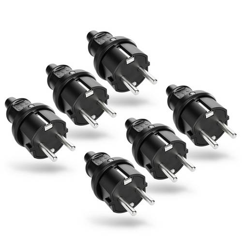 Greate 503030-6+503040-6 Schutzkontaktstecker 230 V IP44 6 St.