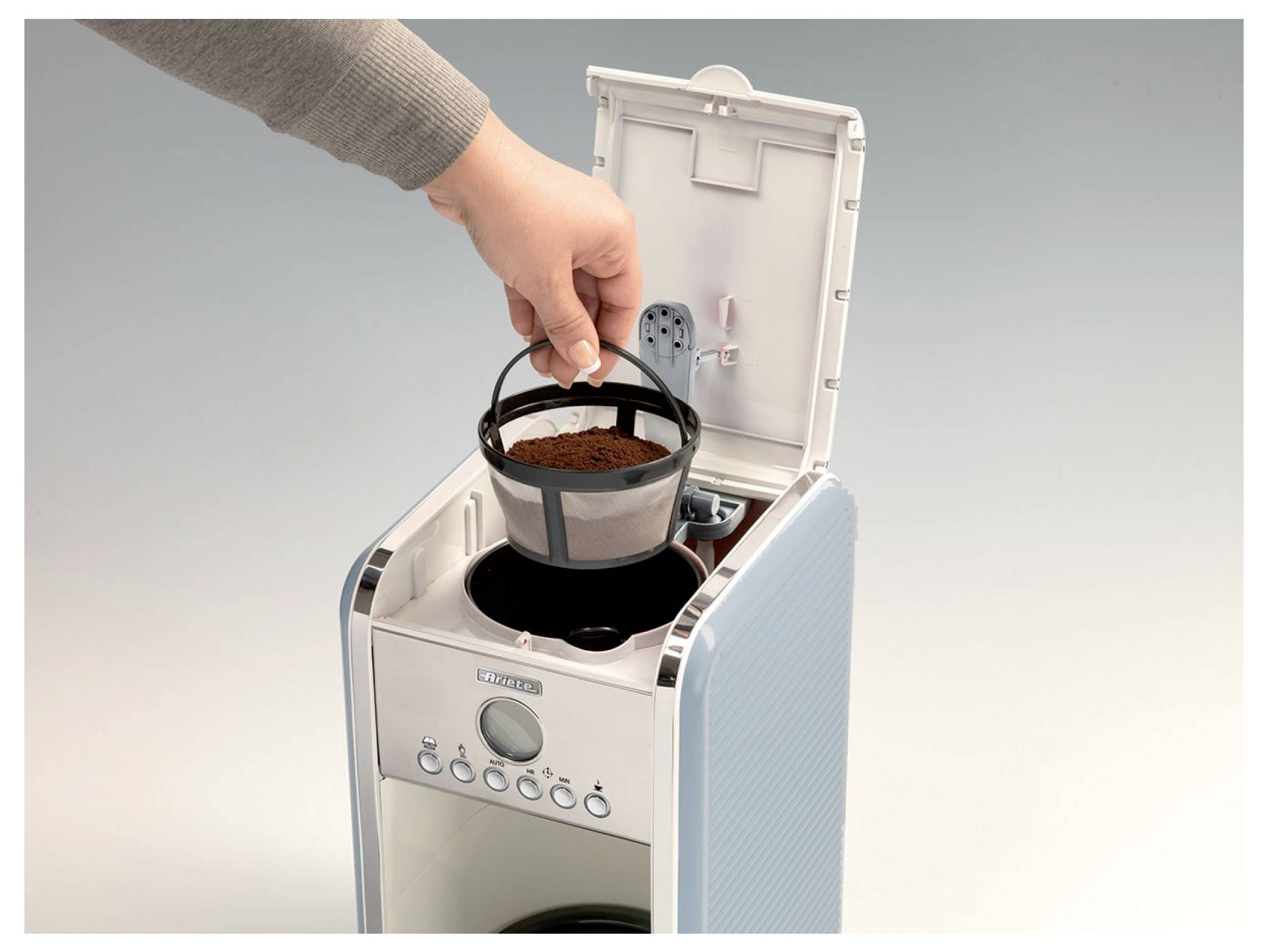 Ariete Kaffeemaschine Hellblau 960W
