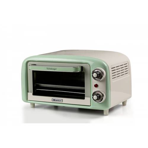 Ariete 3919/04 Vintage Miniofen Grillfunktion, Kontrollleuchte, stufenloser Temperaturregler, ticke