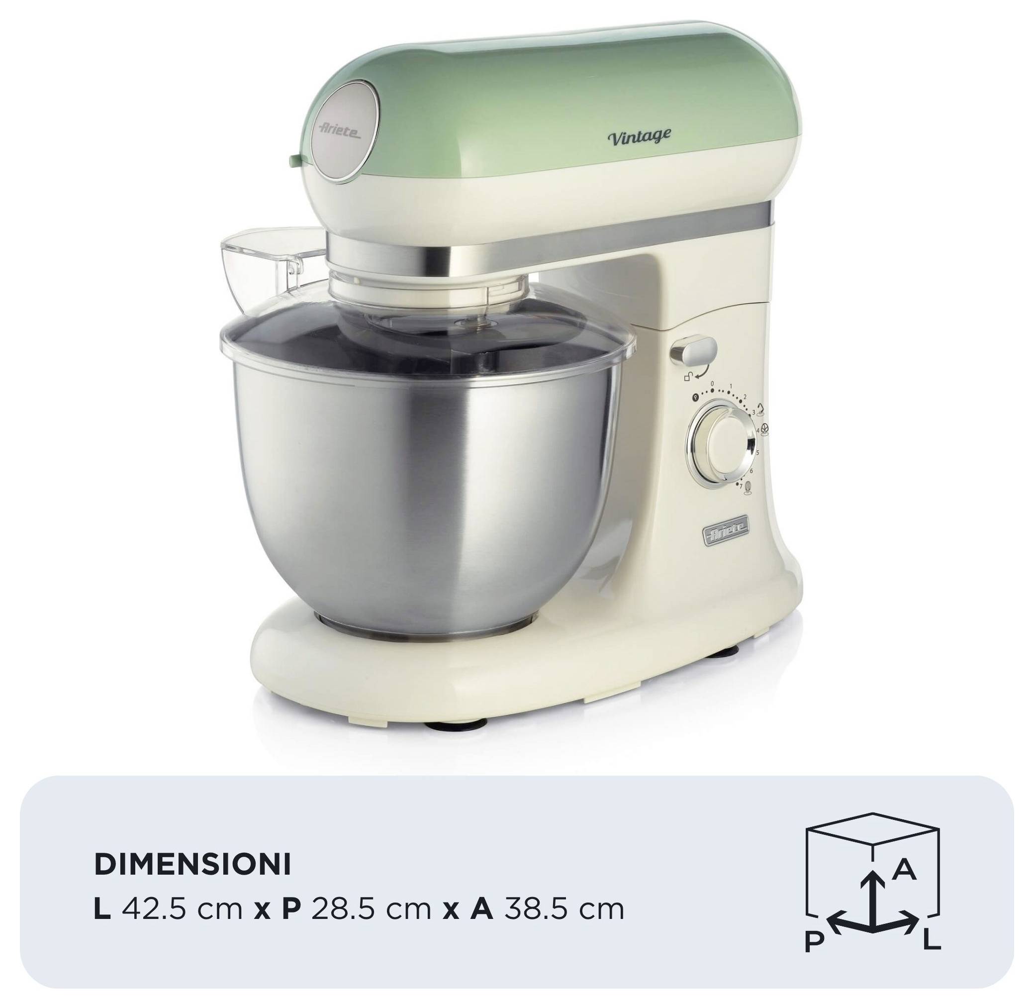 Ariete 1588/04 Küchenmaschine 1200W Grün
