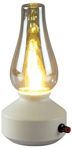 Konstsmide 4130-205 Akku-Tischlampe Warmweiß Weiß