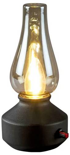 Konstsmide 4130-700 Akku-Tischlampe Warmweiß Schwarz