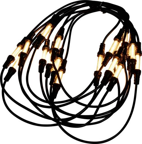 Konstsmide 3624-800 Lichterkette Innen/Außen über Steckernetzteil Anzahl Leuchtmittel 30 LED Bernst