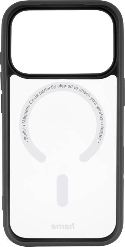 Hama Frame Protect, durchsichtig Cover Apple iPhone 17 Pro, iPhone 18 Pro Schwarz 232450