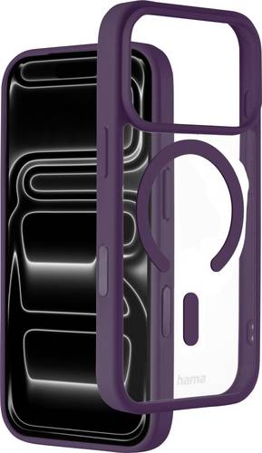 Hama Frame Protect Cover Apple iPhone 17 Pro, iPhone 18 Pro Dunkelrot, Transparent 232452