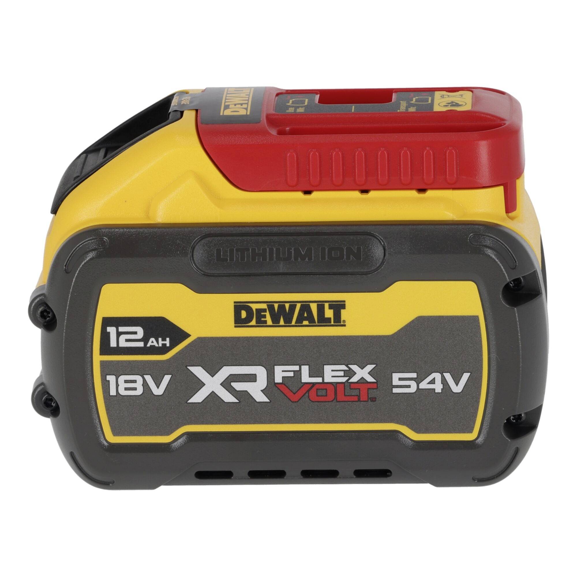 DeWalt 12Ah Lithium-Ionen-Akku mit der Bezeichnung „18V XR FLEXVOLT 54V