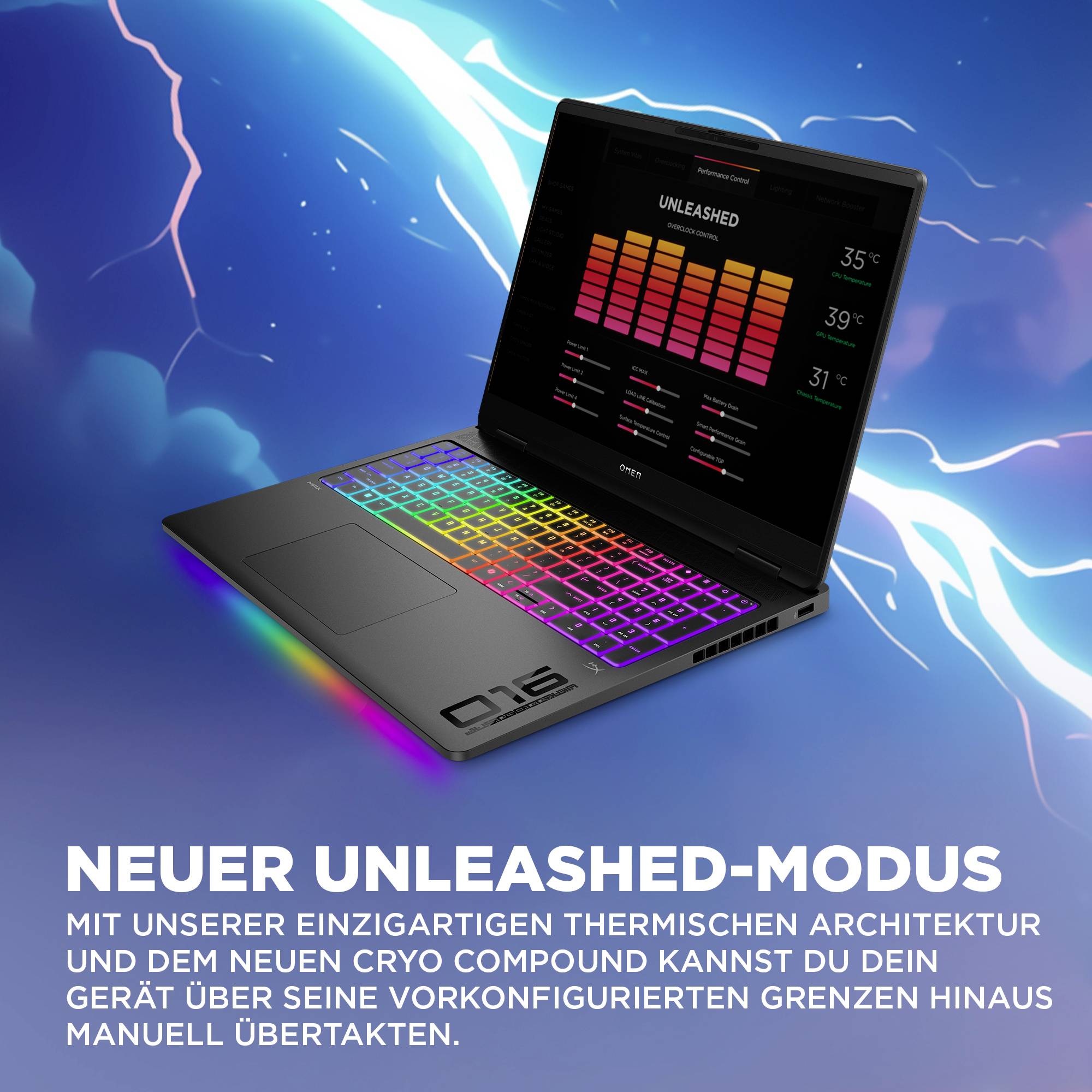 HP Notebook 40.6cm (16 Zoll) WQXGA AMD Ryzen AI 7 350 12GB RAM 1TB SSD Deutsch, QWERTZ AMD AMD Radeon NVIDIA GeForce RTX 5070 Ti