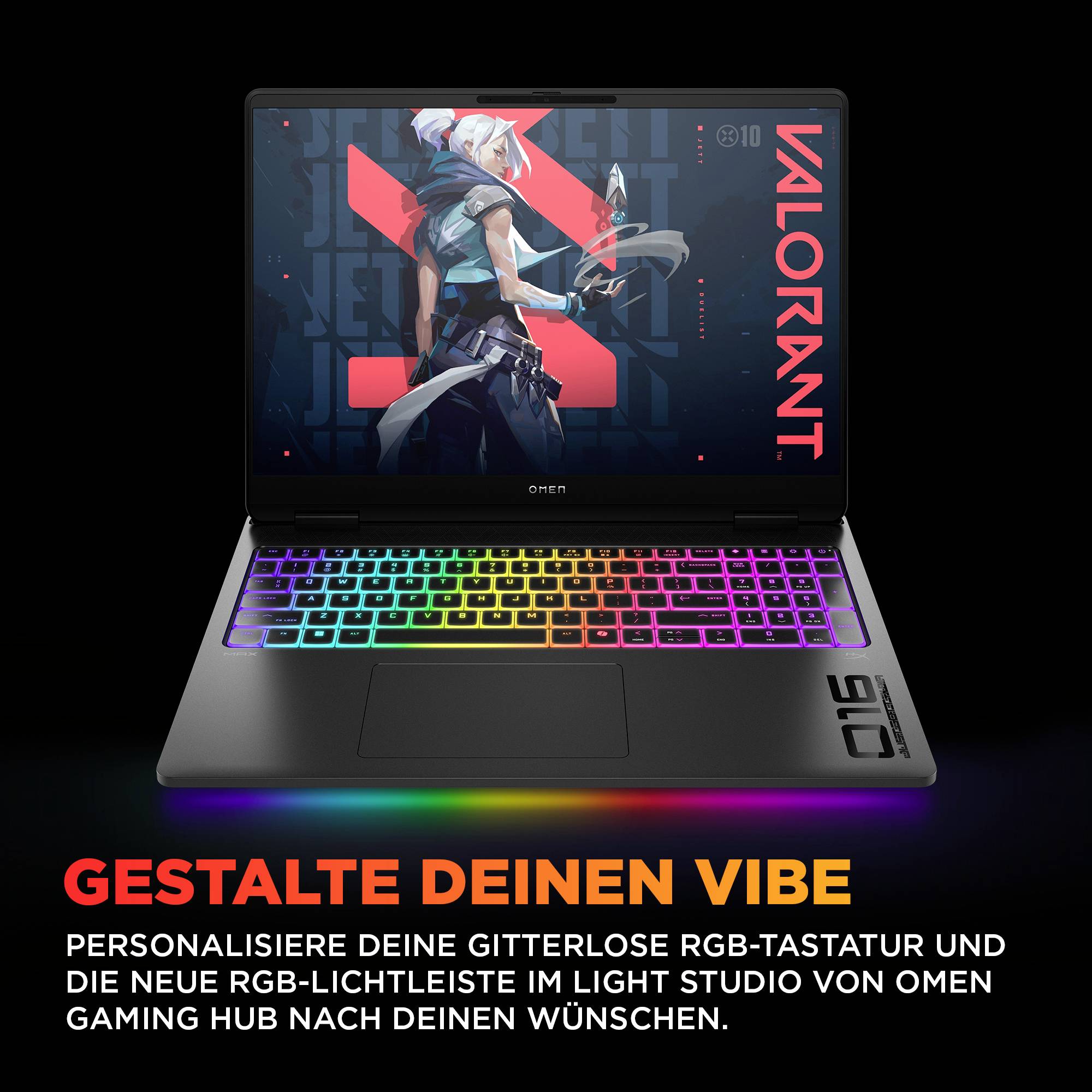 HP Notebook 40.6cm (16 Zoll) WQXGA AMD Ryzen AI 7 350 12GB RAM 1TB SSD Deutsch, QWERTZ AMD AMD Radeon NVIDIA GeForce RTX 5070 Ti