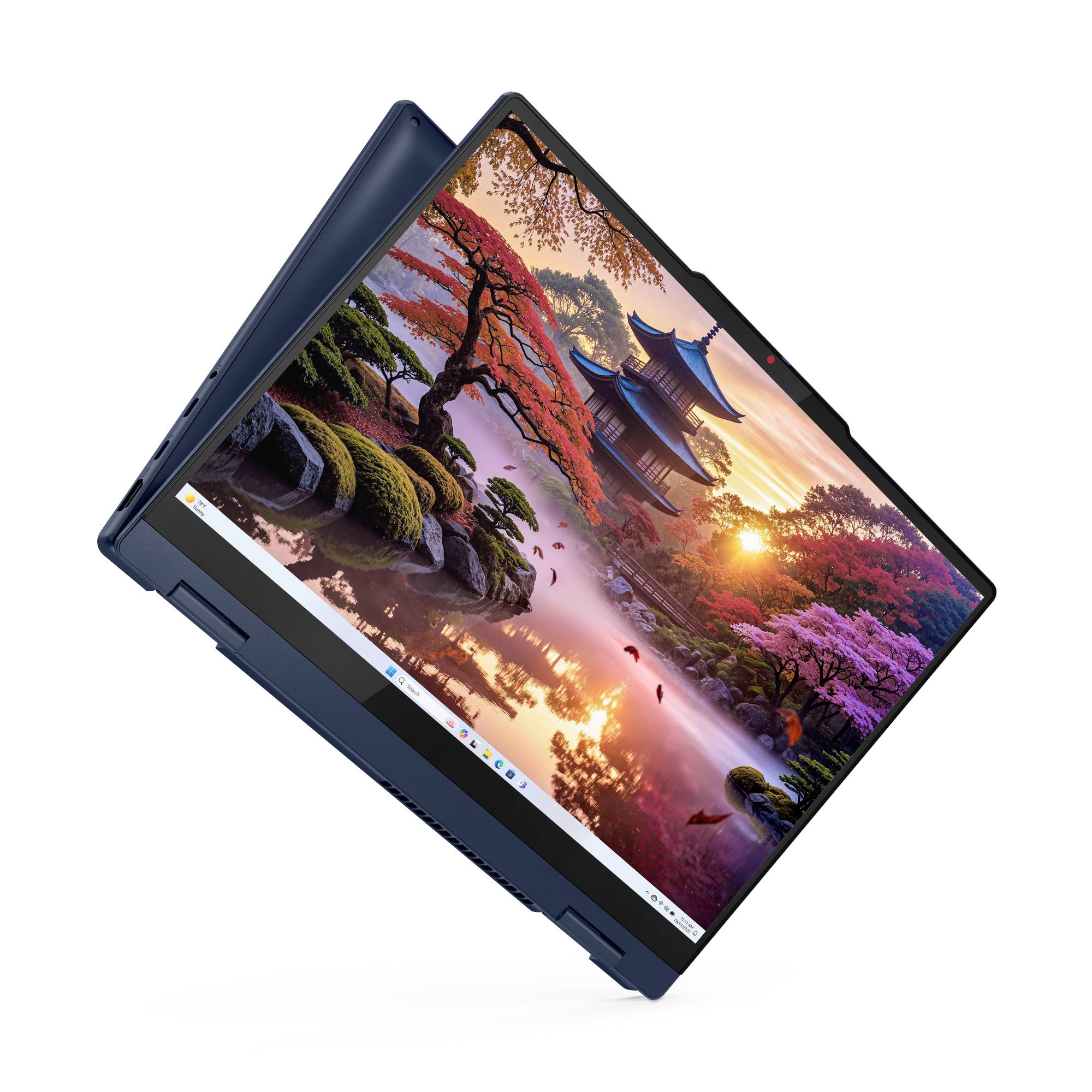 Lenovo Notebook 35.6 cm (14 Zoll) WUXGA AMD Ryzen AI 7 350 16 GB RAM 1 TB SSD Deutsch, QWERTZ AMD AMD Radeon Blau 83KT004RGE