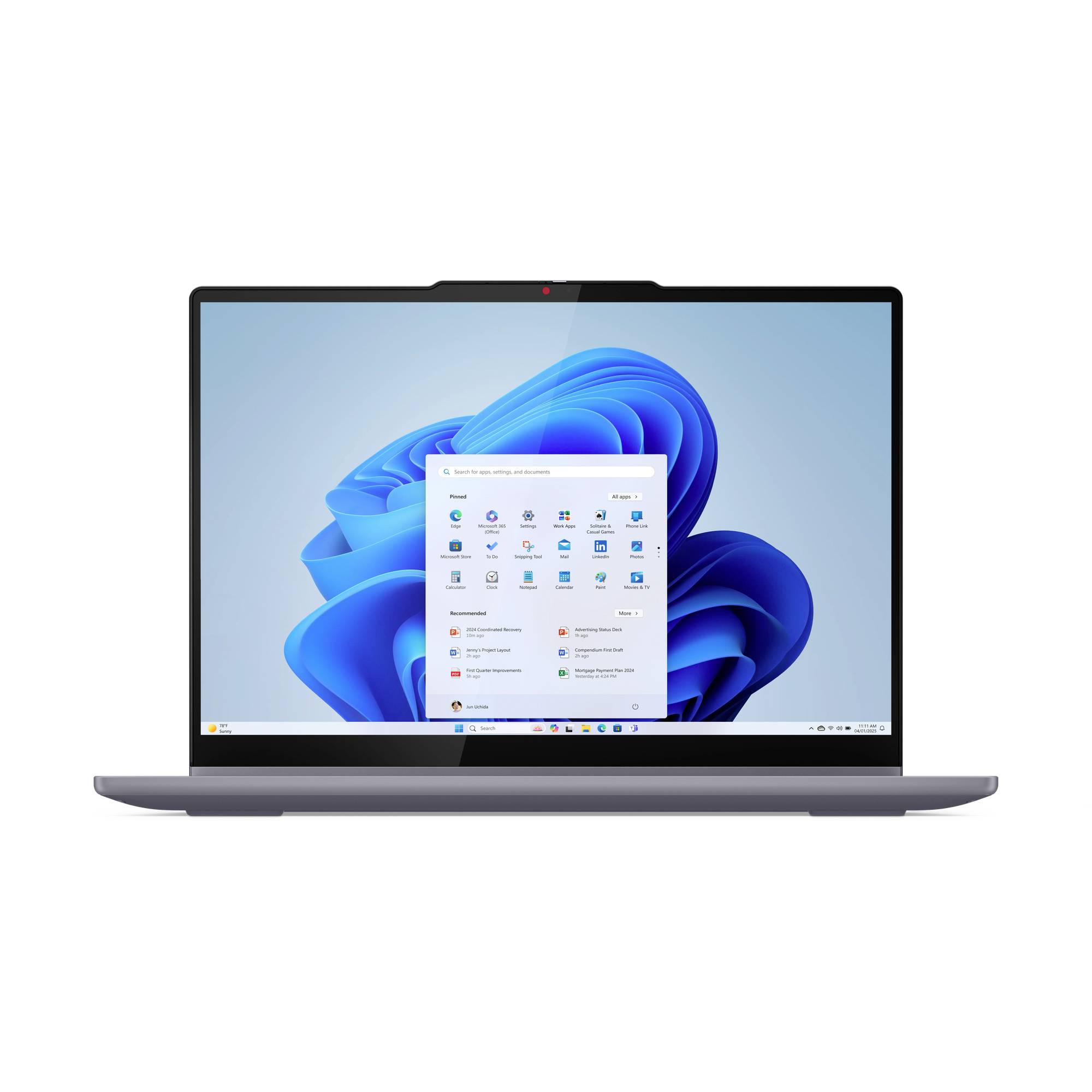 Lenovo Notebook 35.6 cm (14 Zoll) WUXGA AMD Ryzen AI 5 340 16 GB RAM 512 GB SSD Deutsch, QWERTZ AMD AMD Radeon Grau 83KT004QGE