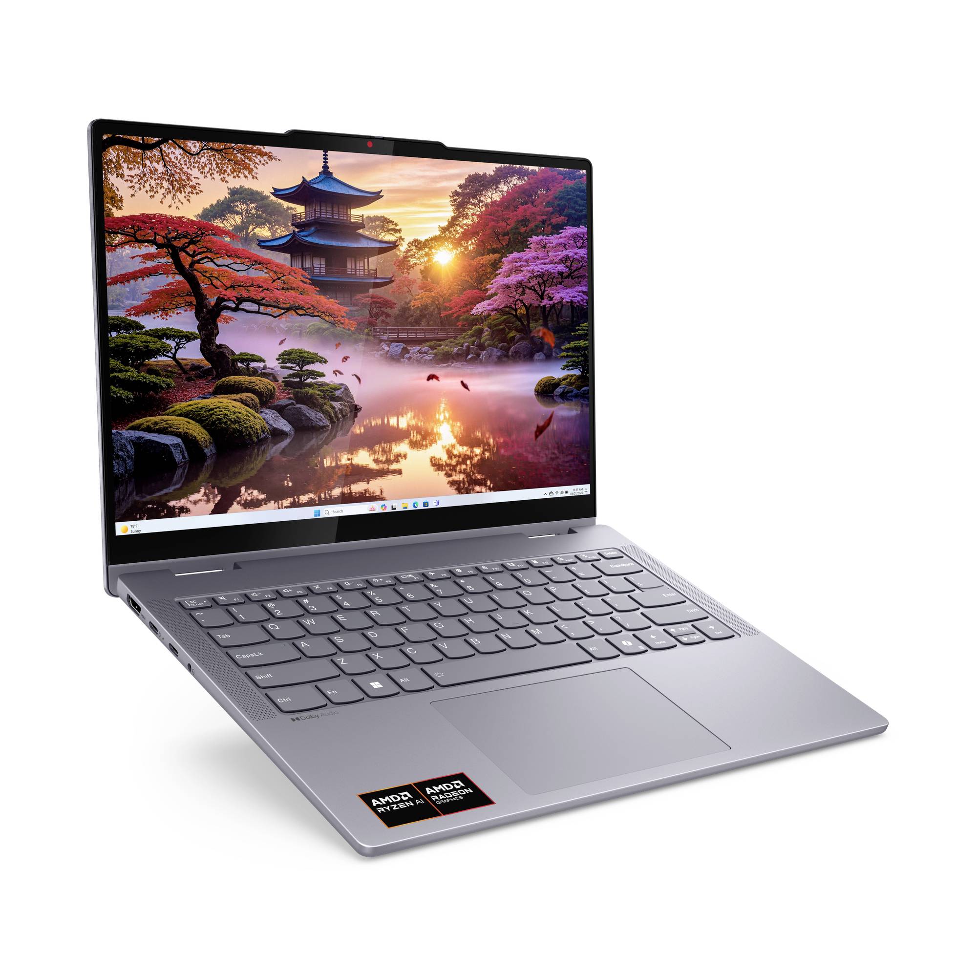 Lenovo Notebook 35.6 cm (14 Zoll) WUXGA AMD Ryzen AI 5 340 16 GB RAM 512 GB SSD Deutsch, QWERTZ AMD AMD Radeon Grau 83KT004QGE