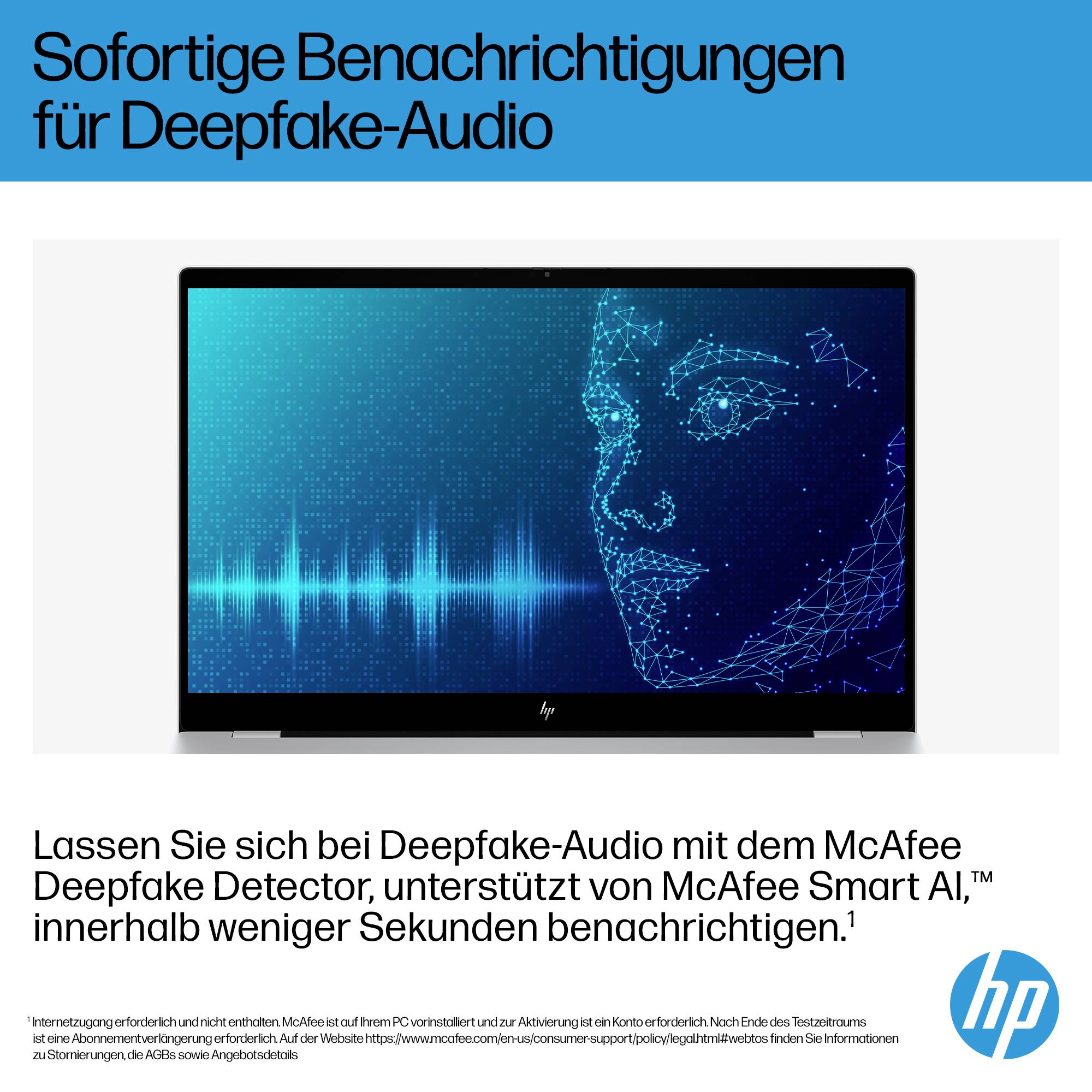 HP Notebook 43.9cm (17.3 Zoll) Full HD Intel® Core™ Ultra 5 226V 16GB RAM 512GB SSD Deutsch, QWERTZ Intel Intel Arc Graphics Silbe